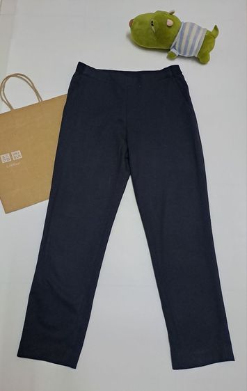 อื่นๆ M อื่นๆ กางเกงสแลคขายาวสีกรม เอวสม็อค แบรนด์ Uniqlo‼️