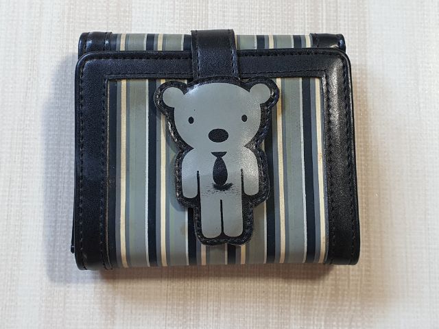 ไม่ระบุ ดำ หนัง PU อื่นๆ กระเป๋าเงิน 3 พับ มือสอง