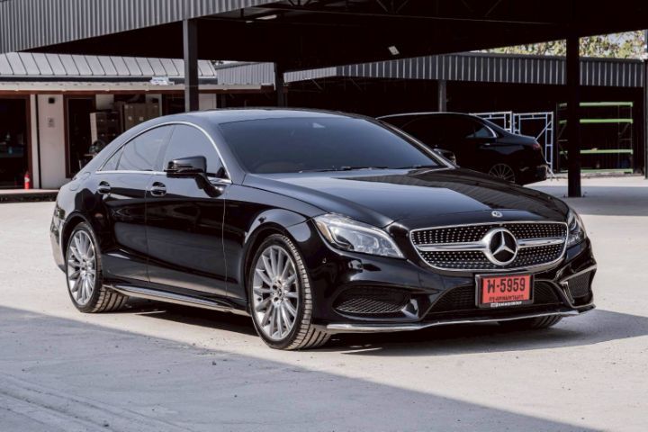 Mercedes-Benz CLS-Class 2017 CLS250 CDI Sedan ดีเซล ดำ รูปที่ 3