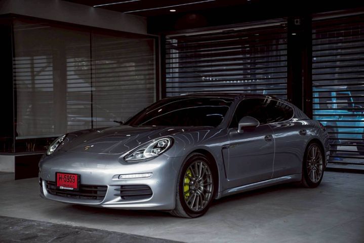 Porsche Panamera 2014 3.0 S E-Hybrid Sedan ไฟฟ้า เทา รูปที่ 4