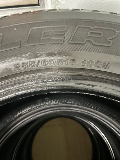 ยาง Bridgestone 255 60 R18 ปี2018 มือสอง 4 เส้น รูปที่ 3