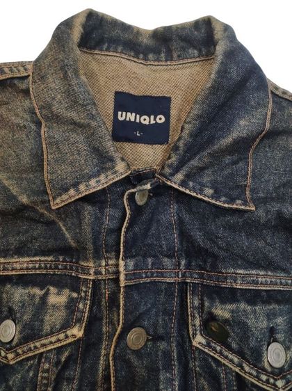 แจ็คเก็ตยีนส์ UNIQLO🧥⚒️ลายโหดโหดดด รูปที่ 11