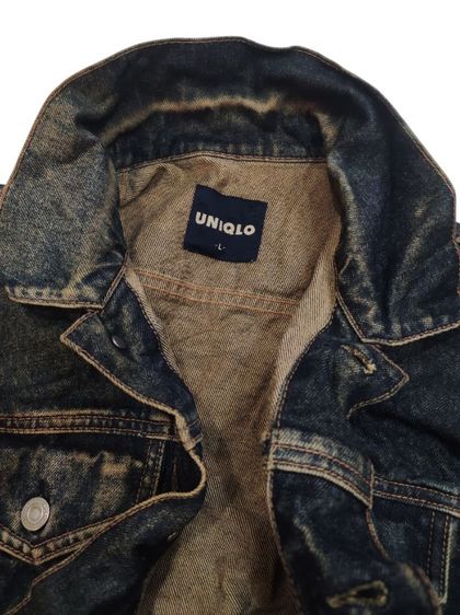 แจ็คเก็ตยีนส์ UNIQLO🧥⚒️ลายโหดโหดดด รูปที่ 8