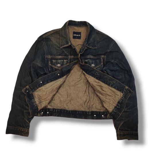 แจ็คเก็ตยีนส์ UNIQLO🧥⚒️ลายโหดโหดดด รูปที่ 6