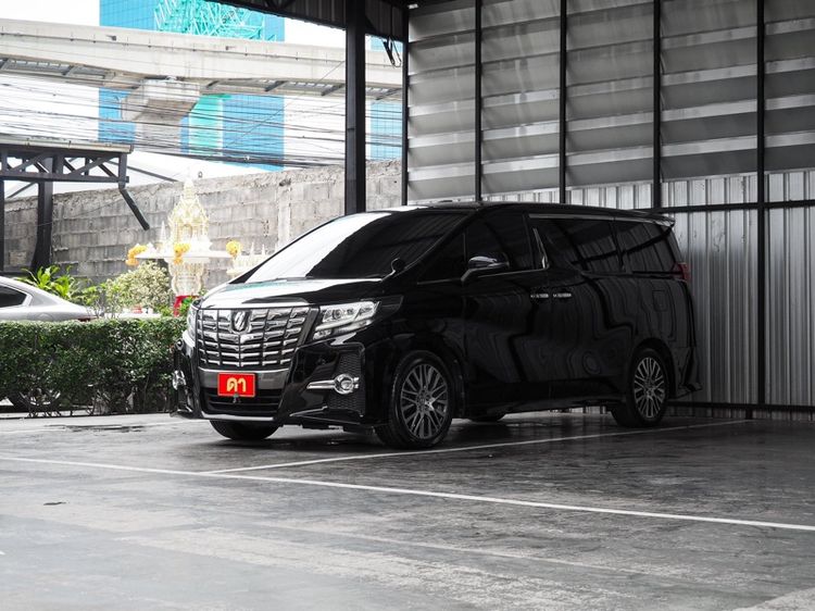 รถ Toyota Alphard 2.5 S C-Package สี ดำ