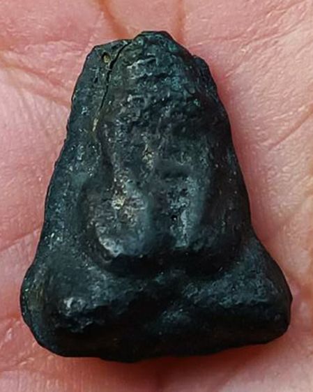 ปิดตาหลังยันต์ เนื้อเมฆพัด พระบ้านเก่าเก็บหลายสิบปีไม่ทราบเกจิ ขนาดสูง 2 ซ.ม. รูปที่ 3