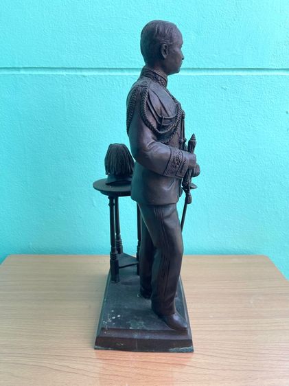 รูปปั้น เสด็จพ่อ ร.5 ทองเหลือง เก่าสะสม รูปที่ 9