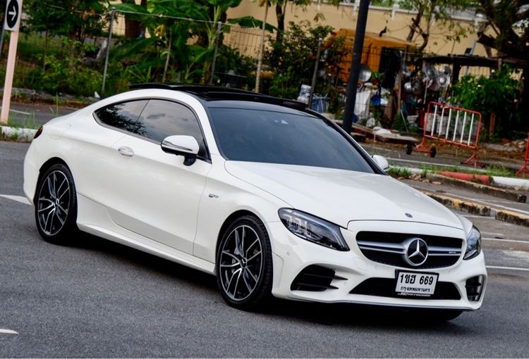 Mercedes-Benz C-Class 2020 C43 Sedan เบนซิน ไม่ติดแก๊ส เกียร์อัตโนมัติ ขาว รูปที่ 3
