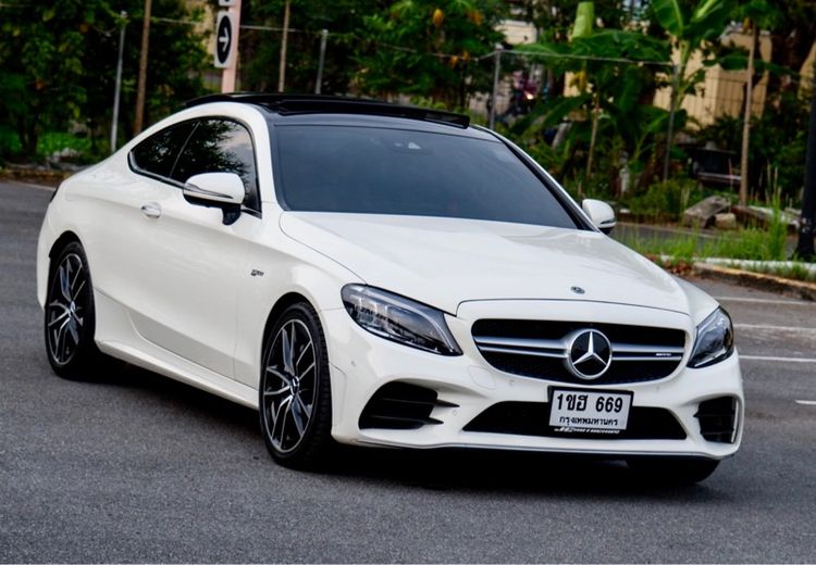 รถ Mercedes-Benz C-Class C43 สี ขาว