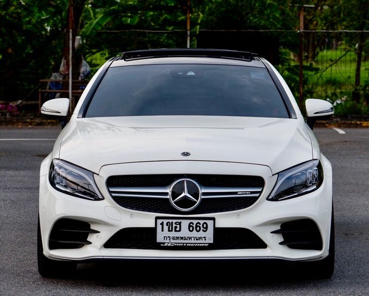 Mercedes-Benz C-Class 2020 C43 Sedan เบนซิน ไม่ติดแก๊ส เกียร์อัตโนมัติ ขาว รูปที่ 2