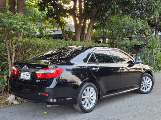 Toyota Camry 2014 2.5 Hybrid Sedan ไฮบริด ไม่ติดแก๊ส เกียร์อัตโนมัติ ดำ รูปที่ 3