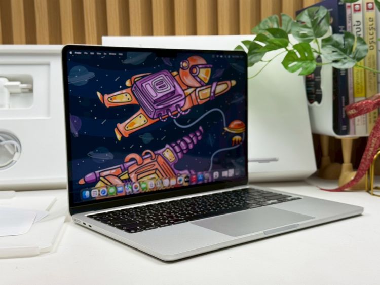 MacBook Air 13.6-inch M4 2025 Ram16GB SSD512GB Silver apple care 14 February 2027 รูปที่ 3