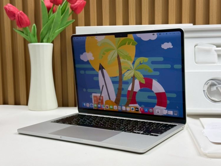 MacBook Air 13.6-inch M4 2025 Ram16GB SSD512GB Silver apple care 14 February 2027 รูปที่ 2