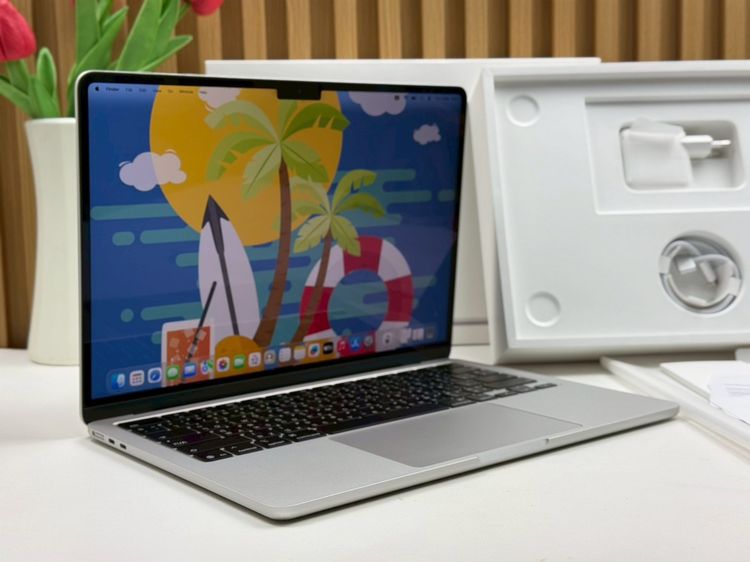 MacBook Air 13.6-inch M4 2025 Ram16GB SSD512GB Silver apple care 14 February 2027 รูปที่ 3
