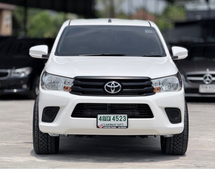 Toyota Hilux Revo 2018 2.4 J Plus Pickup ดีเซล ไม่ติดแก๊ส เกียร์ธรรมดา ขาว รูปที่ 3