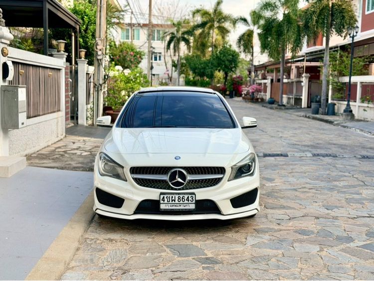 Mercedes-Benz CLA-Class 2015 CLA250 AMG Sedan เบนซิน ไม่ติดแก๊ส เกียร์อัตโนมัติ ขาว รูปที่ 2
