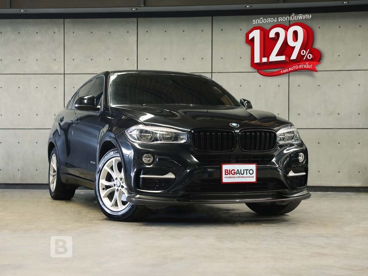 รถ BMW X6 3.0 xDrive30d 4WD สี ดำ