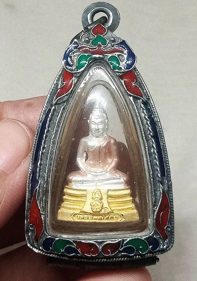 พระหลวงพ่อพุทธโสธรเลี่ยมกรอบเก่า