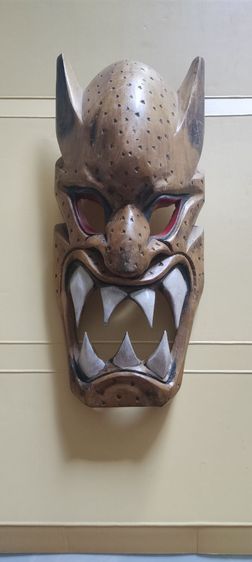  Ifugao หน้ากากไม้โบราณแกะสลัก หน้ากากชนเผ่าฟิลิปปินส์  รูปที่ 3