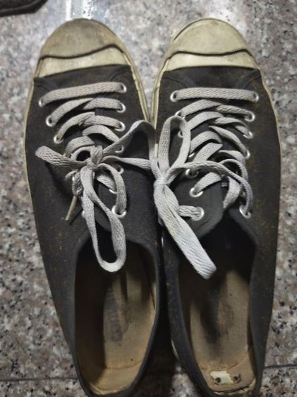 ดำ ผ้าใบ รองเท้าผ้าใบ UK 9.5 | EU 44 | US 10 ขายรองเท้า converse เบอร์ 10