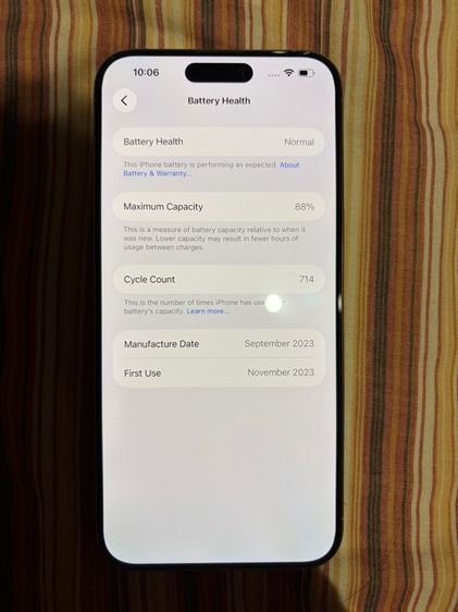 Iphone 15 Pro Max 256GB รูปที่ 4