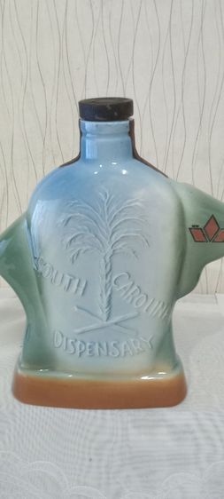 ขวดเหล้าเปล่าเซรามิกวินเทจ งานอเมริกา รูปที่ 2