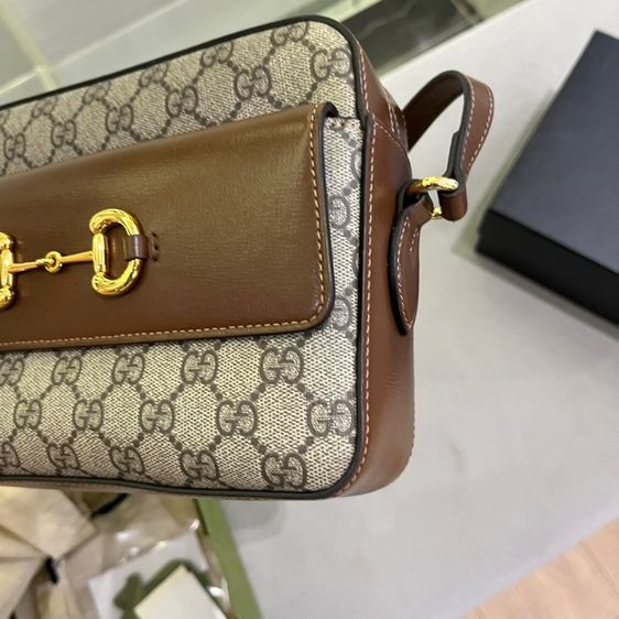Gucci รุ่น Horsebit 1955 Small Shoulder Bag.  รูปที่ 4