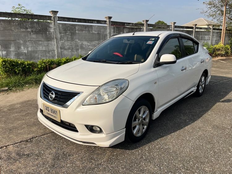Nissan Almera 2012 1.2 VL Sedan เบนซิน เกียร์อัตโนมัติ ขาว รูปที่ 2