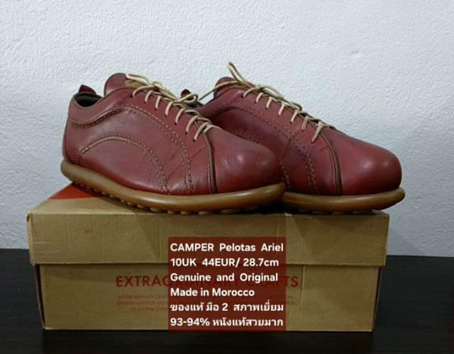 CAMPER Pelotas Ariel Sneakers, Men's 44EU(28.7cm) Original Made in Morocco ของแท้ มือ 2 สภาพเยี่ยม, รองเท้า CAMPER หนังแท้ พื้นเต็ม สวยมาก รูปที่ 7