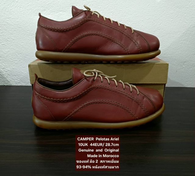 CAMPER Pelotas Ariel Sneakers, Men's 44EU(28.7cm) Original Made in Morocco ของแท้ มือ 2 สภาพเยี่ยม, รองเท้า CAMPER หนังแท้ พื้นเต็ม สวยมาก รูปที่ 14