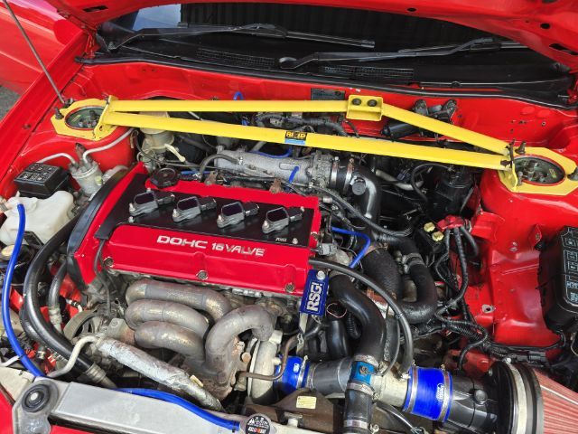 Mitsubishi Lancer 1993 2.0 SEi LTD เบนซิน ไม่ติดแก๊ส เกียร์ธรรมดา แดง รูปที่ 4