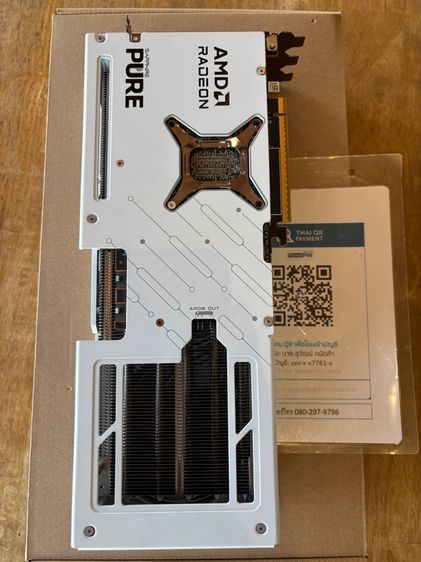 ขาย กาดร์จอมหาเทพ SAPPHIRE PURE RADEON RX 9070 XT GAMING OC 16GB GDDR6 ตัวเทพ ตัวจบ สีขาว  สภาพนางฟ้า รูปที่ 7