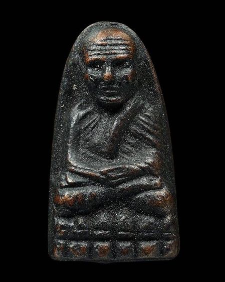 หลวงพ่อทวดวัดช้างให้หลังเตารีดพิมพ์กลาง ปี 2505