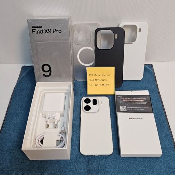 อื่นๆ 512 GB OPPO Find X9 Pro 512 g สีขาวสภาพนางฟ้า เครื่อง ศูนย์ ไทย แท้
ประกันจอเหลือยาวถึงปี 2027