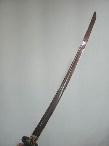 Red Damascus Katana Samurai รูปที่ 3