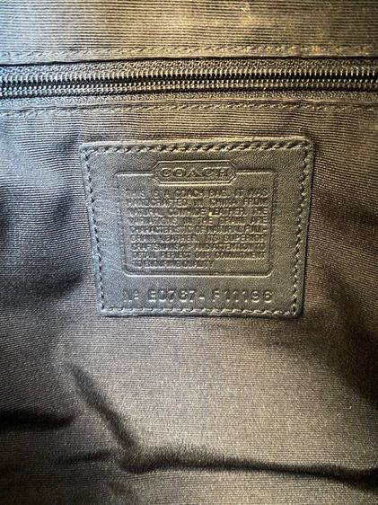 เทเลิกเก็บ มือสอง ของแท้ วินเทจ Y2K โค้ช Soho Flap Leather Shoulder bag  รุ่น F11196 รูปที่ 9