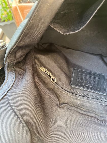 เทเลิกเก็บ มือสอง ของแท้ วินเทจ Y2K โค้ช Soho Flap Leather Shoulder bag  รุ่น F11196 รูปที่ 10