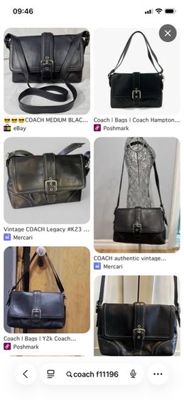 เทเลิกเก็บ มือสอง ของแท้ วินเทจ Y2K โค้ช Soho Flap Leather Shoulder bag  รุ่น F11196 รูปที่ 12