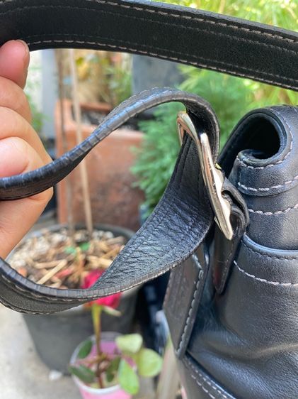 เทเลิกเก็บ มือสอง ของแท้ วินเทจ Y2K โค้ช Soho Flap Leather Shoulder bag  รุ่น F11196 รูปที่ 7