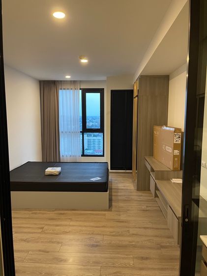 ให้เช่า 10,008 บาทต่อเดือน คอนโด Knightsbridge Collage สุขุมวิท 107 ใกล้ BTS แบริ่ง ชั้น 23 ห้อง 25 ตร.ม. วิวสวย พร้อมอยู่