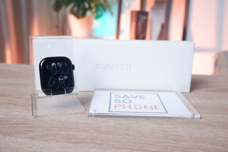 ดำ Apple Watch Series 11 GPS สี JetBlack เครื่องสวย ราคาเพียง 10,900.- มีประกันร้าน 60วัน