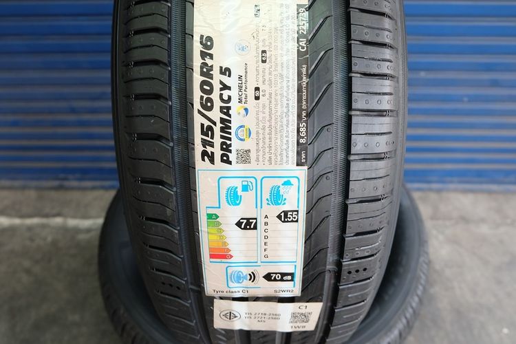 💪ยางใหม่ Michelin รุ่น Primacy 5 ขนาด 215 60R16 ปี25 รูปที่ 2