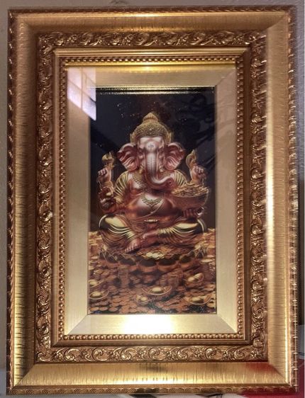 (กรอบรูป ของขวัญ ของฝาก) กรอบรูปพระพิฆเณศ สำหรับบูชา แต่งบ้าน หรือเป็นของขวัญ สวยหรูดูดีทุก รูปที่ 2