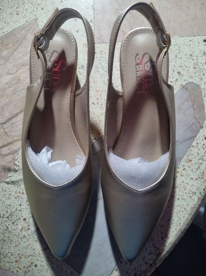 รองเท้ารัดส้นหัวแหลมสูง1.2นิ้ว รูปที่ 2