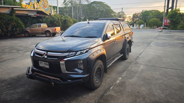 Mitsubishi Triton 2019 2.4 GT Premium 4WD Pickup ดีเซล ไม่ติดแก๊ส เกียร์อัตโนมัติ เทา รูปที่ 4