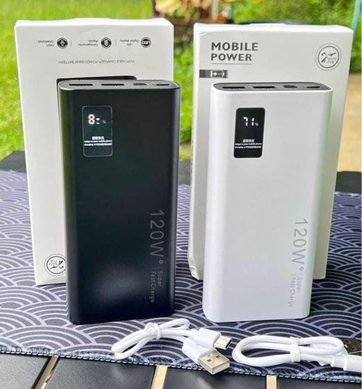 พาวเวอร์แบงค์ 50000mAh Fast Charge LED Display