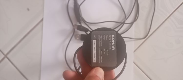Sonar กล่องดิจิตอลทีวี รุ่น HD-T2F11  รองรับ HDMI FullHD สายAV และเสาทีวีดิจิตอล SONAR  ติดตั้งง่าย รุ่น DAT-0 สายยาว 3 เมตร รูปที่ 3