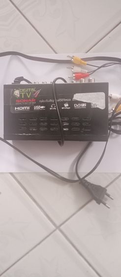 Sonar กล่องดิจิตอลทีวี รุ่น HD-T2F11  รองรับ HDMI FullHD สายAV และเสาทีวีดิจิตอล SONAR  ติดตั้งง่าย รุ่น DAT-0 สายยาว 3 เมตร