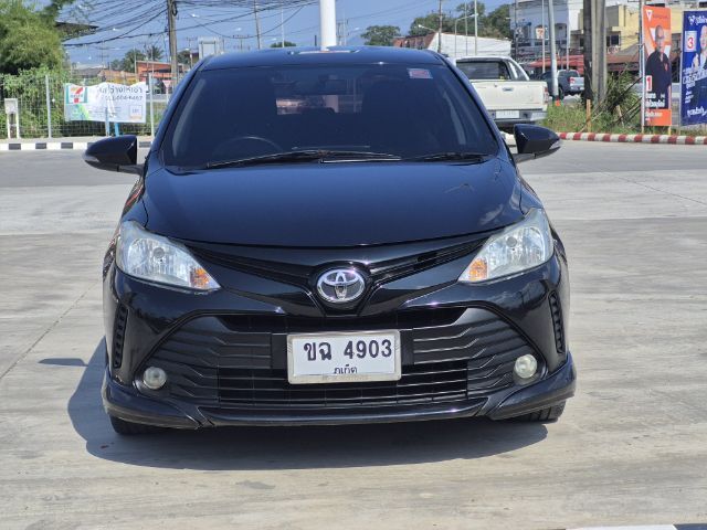 Toyota Vios 2017 1.5 E Sedan เบนซิน ไม่ติดแก๊ส เกียร์อัตโนมัติ ดำ รูปที่ 3