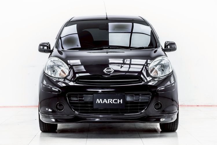 Nissan March 2012 1.2 E Sedan เบนซิน ไม่ติดแก๊ส เกียร์อัตโนมัติ ม่วง รูปที่ 4